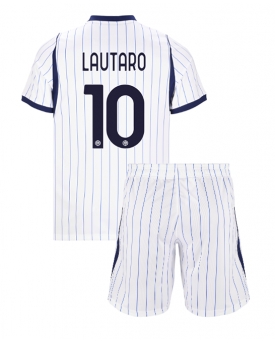 Billige Fotballdrakt Inter Milan Lautaro Martinez #10 Replika Bortedraktsett Barn 2026-27 Kortermet (med bukser)